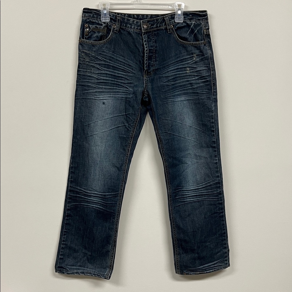 Urban Behavior Men’s Dark Wash Denim Jeans
